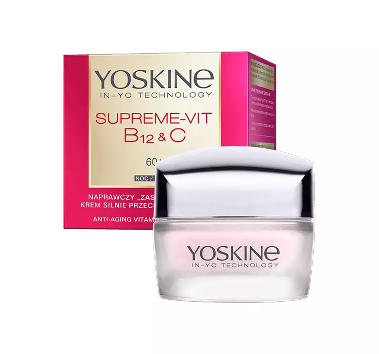 Yoskine Supreme-Vit B12&C Krem do twarzy 60+ Noc 50 ml