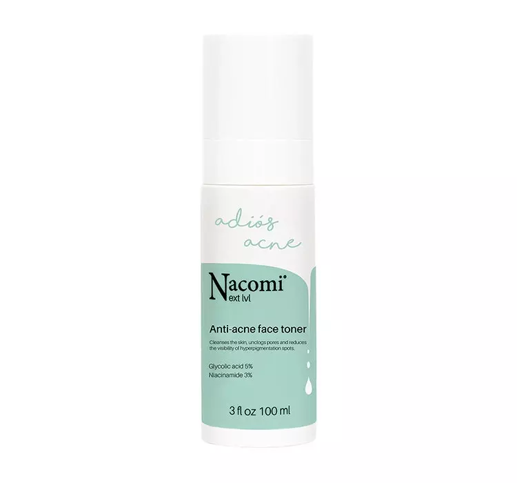 Nacomi Nacomi Next Level - Adios Acne - Anti-Acne Face Toner - Przeciwtrądzikowy tonik do twarzy - 100 ml