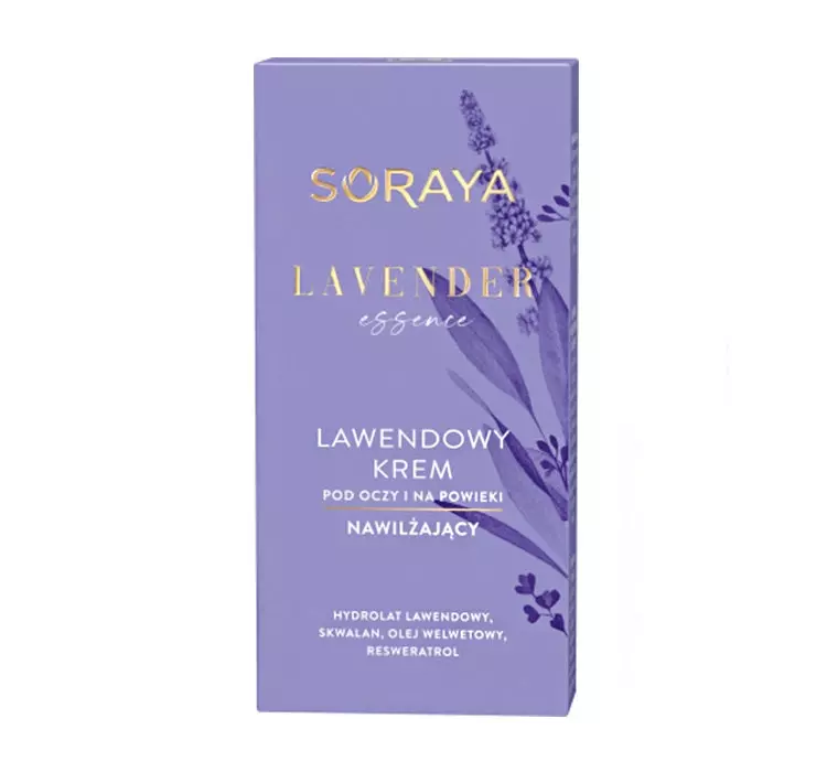 Soraya LAVENDER ESSENCE Bogaty krem wygładzający pod oczy i na powieki 15.0 ml