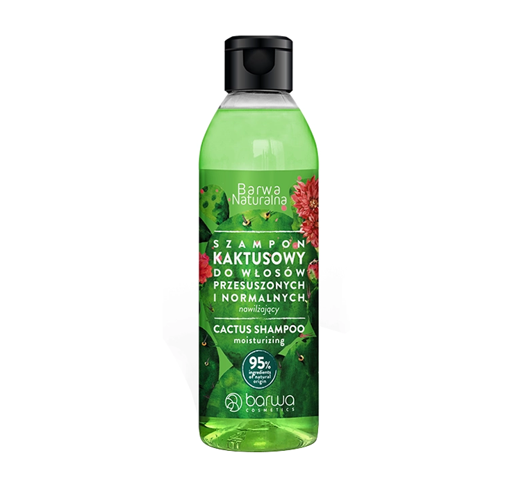 Barwa Naturalna, Nawilżający szampon Kaktus, 300ml
