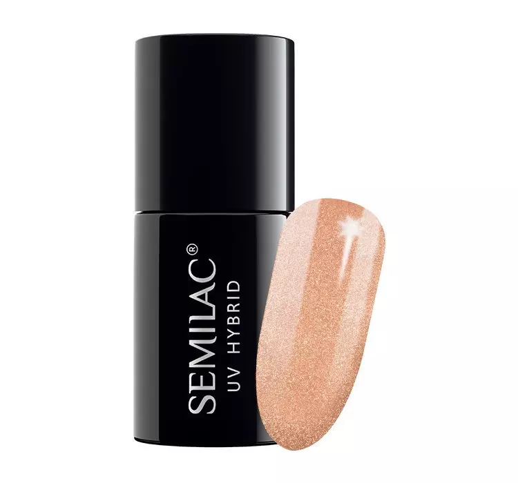 SEMILAC 307 GOLDEN ICING Lakier hybrydowy 7ml