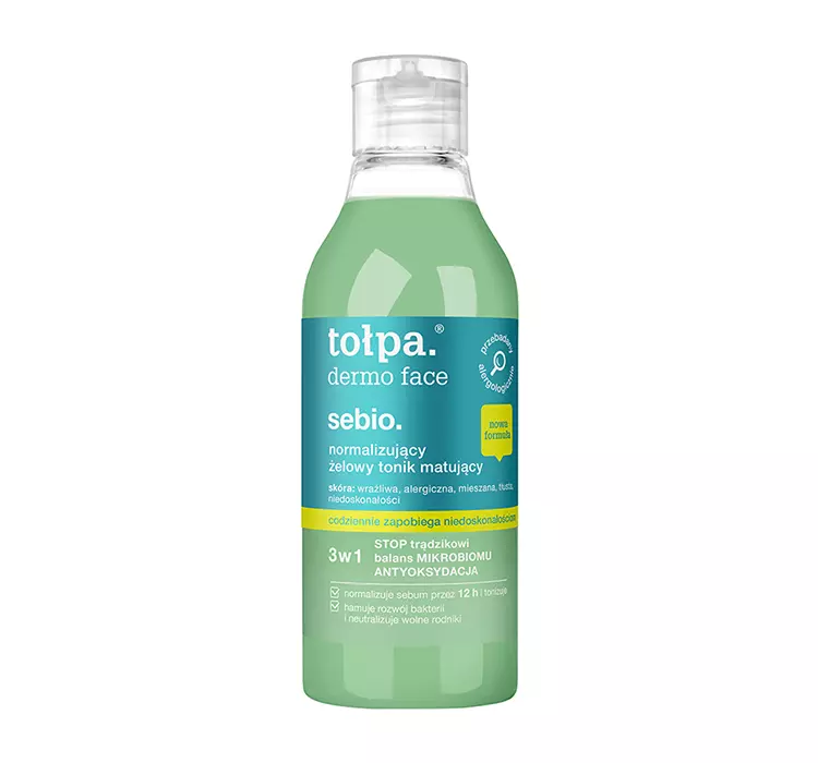 Tołpa normalizujący żelowy tonik matujący, 200 ml TSE091