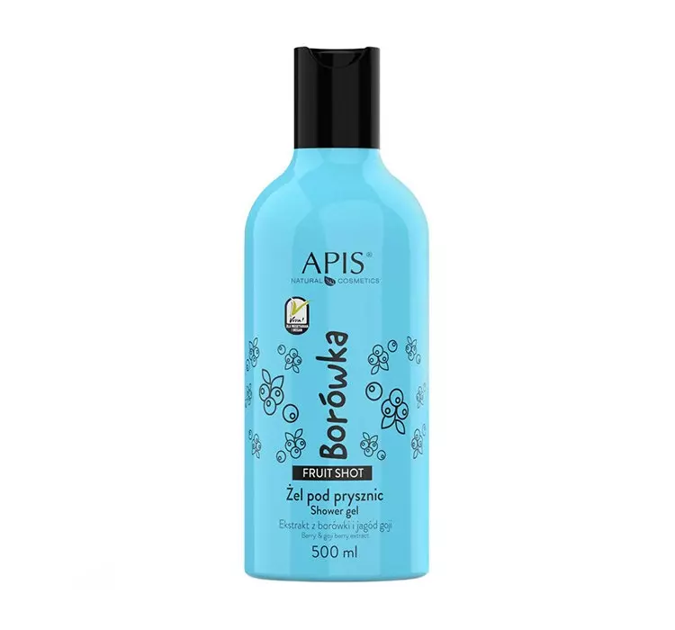Apis Fruit Shot Borówkowy żel pod prysznic, 500 ml