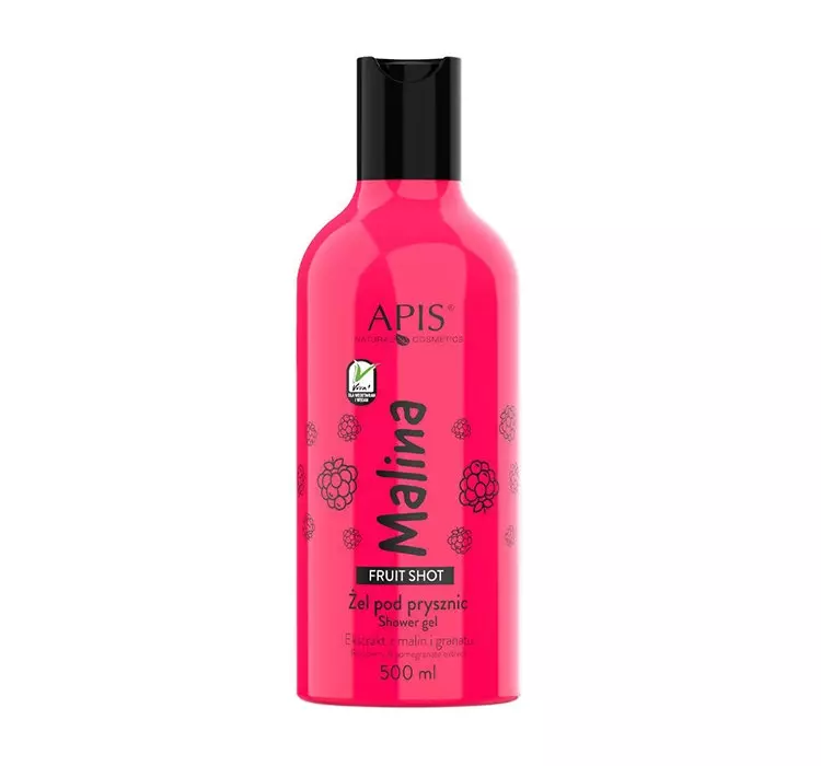 Apis Fruit Shot Malinowy żel pod prysznic, 500ml