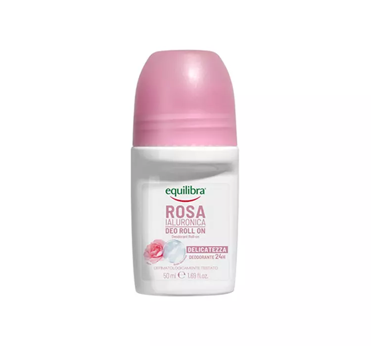 EQUILIBRA Rosa Różany dezodorant w kulce z kwasem hialuronowym, 50ml