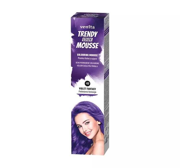 Venita Trendy Color Pianka koloryzująca 40 Fioletowa Fantazja 75ml