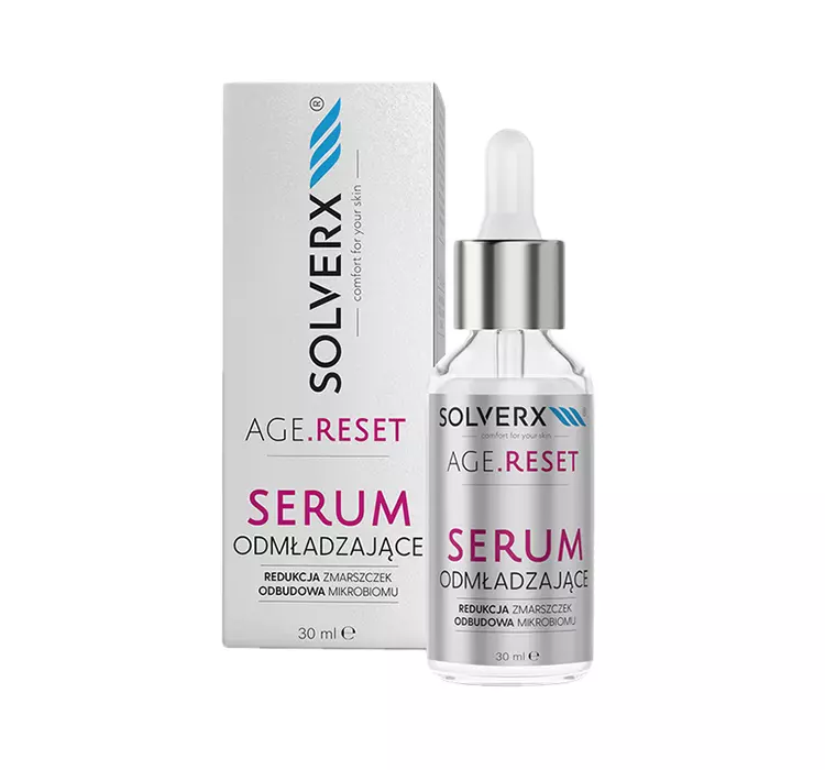 Solverx Age Reset Serum pod oczy Wygładzanie Zmarszczek & Niwelowanie Opuchnięć i Cieni 15ml