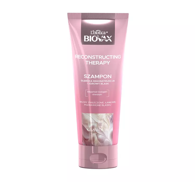 Biovax Glamour Reconstructing Therapy Szampon do włosów i skóry głowy 200 ml