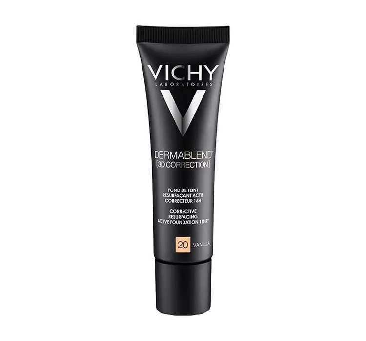 Vichy dermablend KOREKTA 3D podkład wyrównujący powierzchnię skóry nr 20 kolor vanilla 30 ml |  OD 149 PLN!