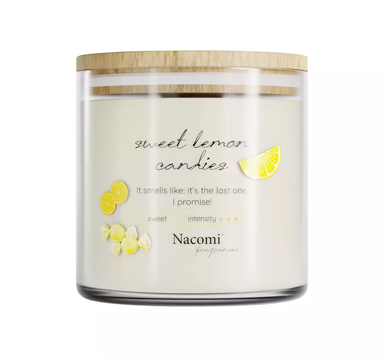 Nacomi Świeca Sweet lemon candies 450 g