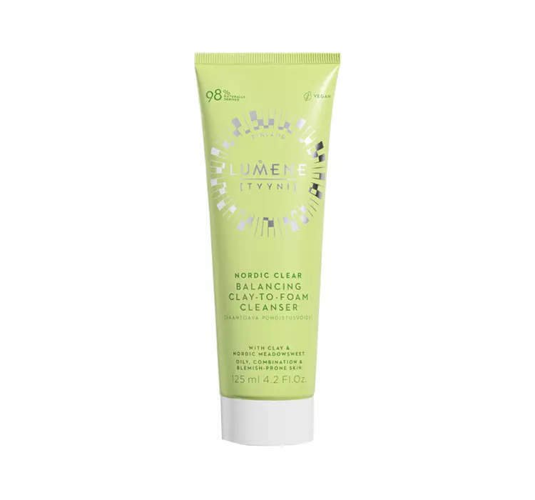 Lumene Nordic Clear Balancing Clay-to-Foam Cleanser (125ml)