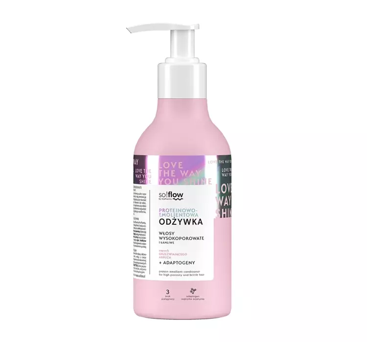 So!Flow Emolientowo-proteinowa odżywka do włosów wysokoporowatych 400.0 ml
