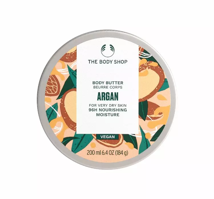 The Body Shop Wegańskie masło do ciała Argan 200ml