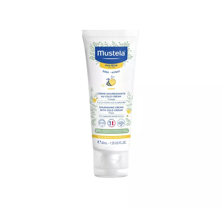 Mustela Bebe-Enfant, krem odżywczy z Cold Cream, 40 ml Duży wybór produktów | Dostawa kurierem DHL za 10.90zł !!!| Szybka wysyłka do 2 dni roboczych! |