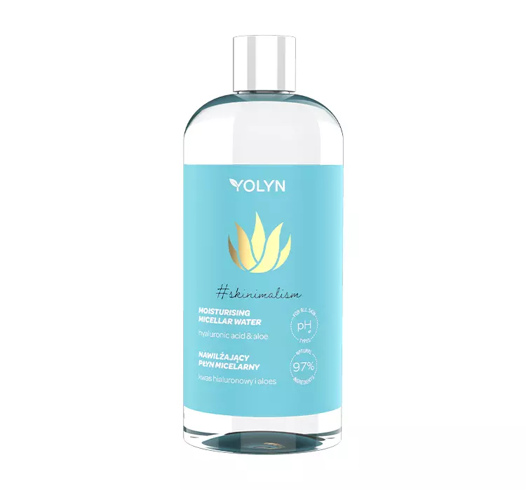 Yolyn #CleanBeauty nawilżający płyn micelarny 500ml