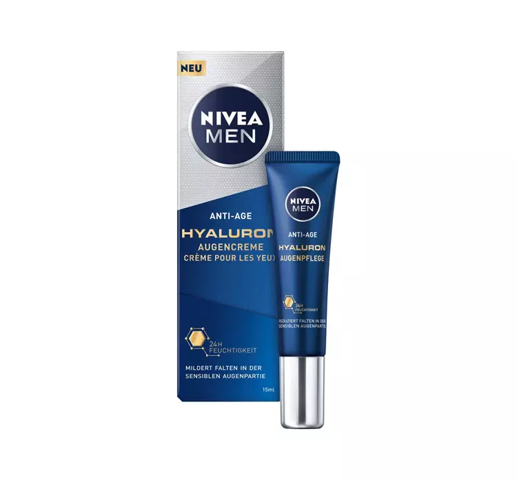 Nivea Men Hyaluron - Przeciwzmarszczkowy krem pod oczy 15ml