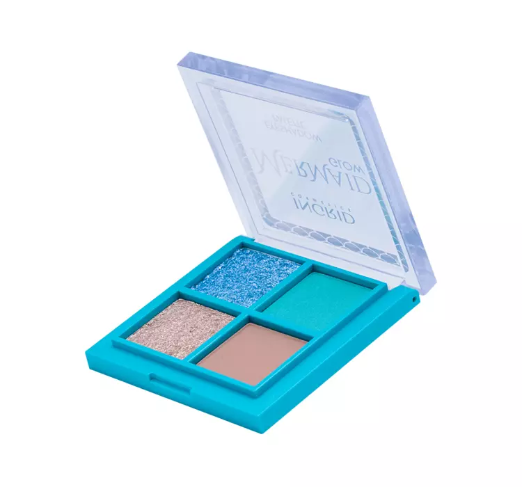 Ingrid Mermaid Glow Eyeshadow Oceanic, Paleta Cieni Do Powiek Efekt Syrenki