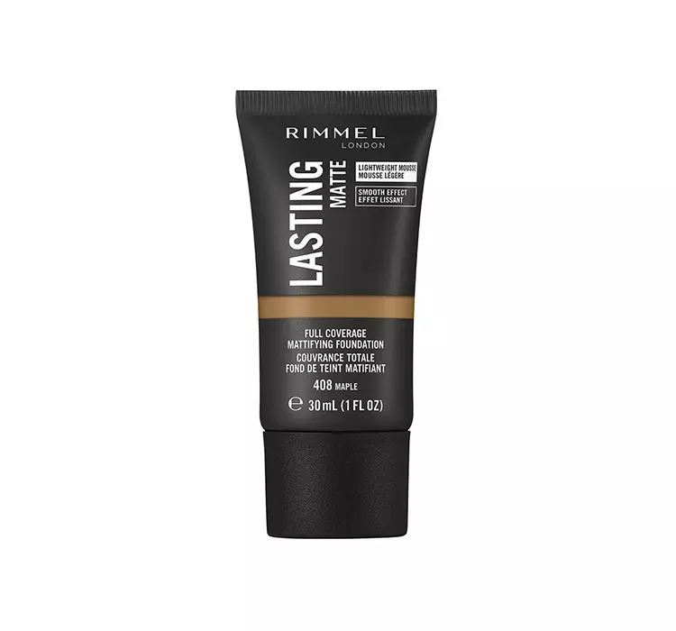 RIMMEL LASTING MATTE PODKŁAD W PŁYNIE MATUJĄCY 408 MAPLE 30ML