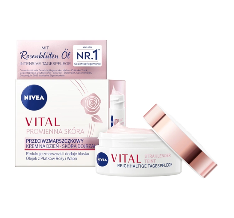Nivea Vital Przeciwzmarszczkowy nawilżający krem na dzień 50ml