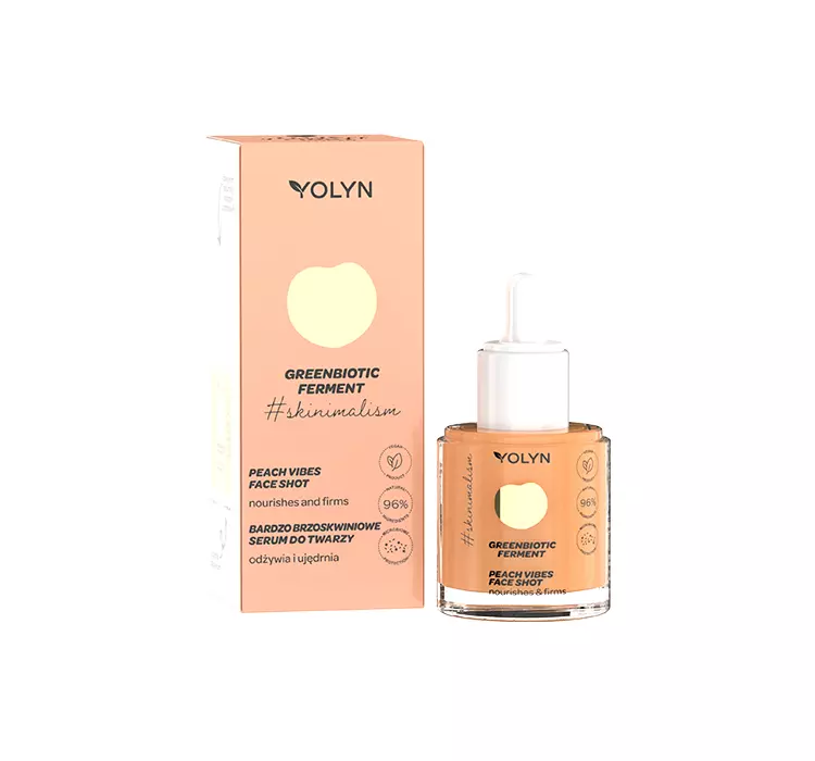 Yolyn Greenbiotic Ferment odżywcze serum do twarzy Bardzo Brzoskwiniowe 20ml