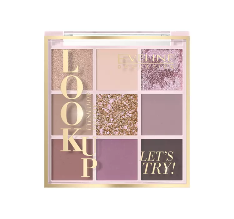Eveline Cosmetics Look Up Paleta 9 cieni do powiek, Let's Try LETS TRY 10.8 g
