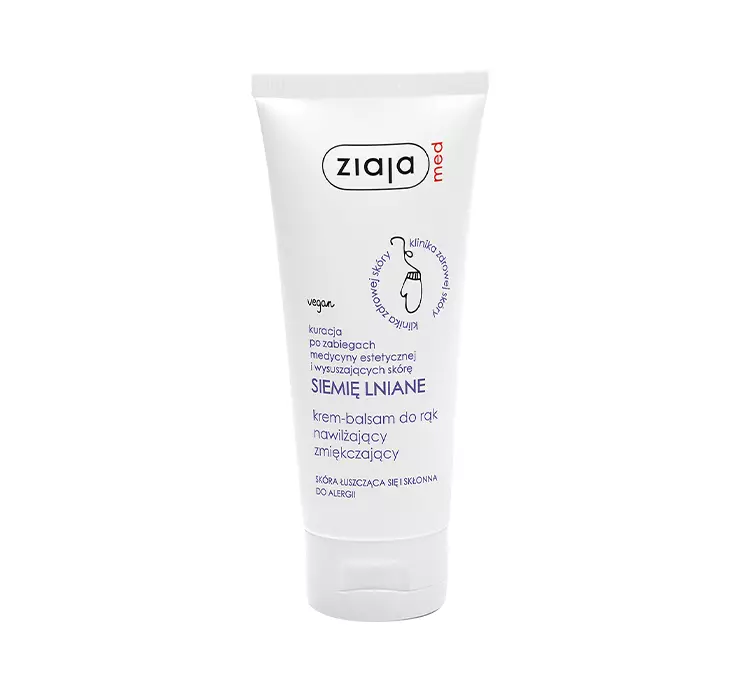 Ziaja Med Linseed Hand Cream-Balm krem do rąk 100 ml dla kobiet