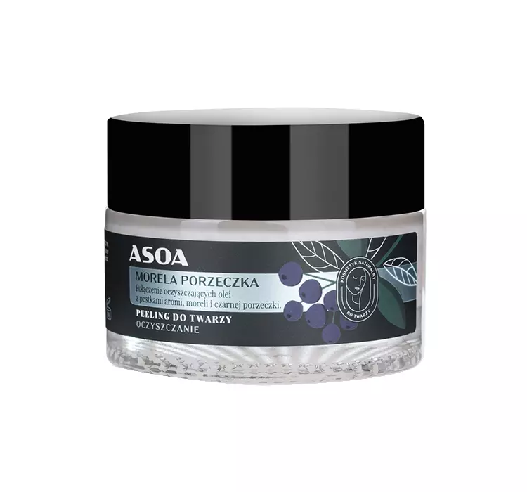 Asoa Peeling do twarzy - Naturalne oczyszczenie Morela-Porzeczka 5906660449423