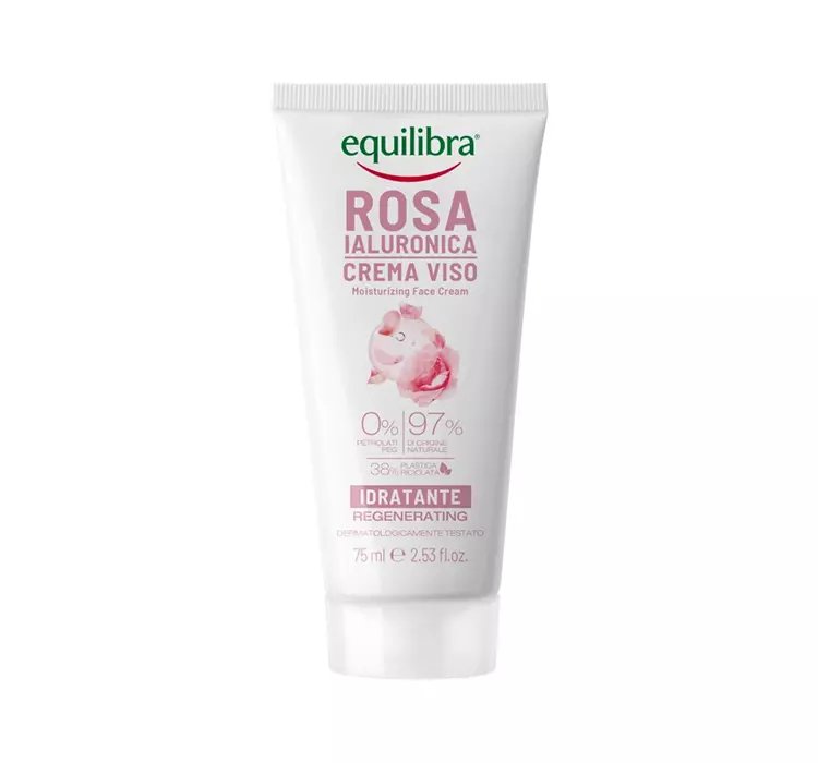 Rosa Moisturizing Face Cream różany krem nawilżający z kwasem hialuronowym 75ml