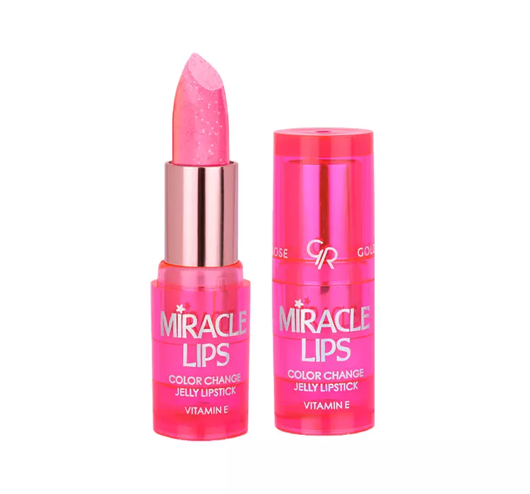 Golden Rose - Miracle Lips - Color Change Jelly Lipstick - Żelowa pomadka do ust zmieniająca kolor - 3,7 g - 101 BERRY PINK