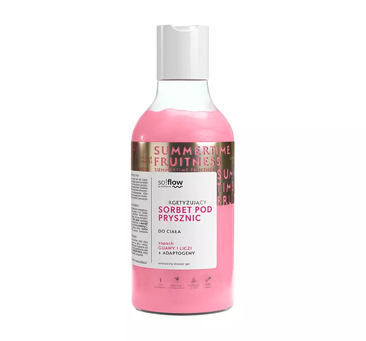 Vis Plantis So!Flow Energetyzujący Sorbet pod prysznic - Guawa & Liczi 400ml