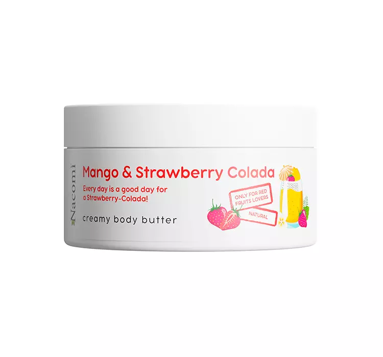 NACOMI Masło do ciała Mango i truskawcolada, 100ml