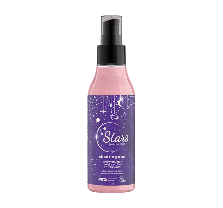 Stars from The Stars Shooting Star rozświetlający olejek do ciała z drobinkami 150ml