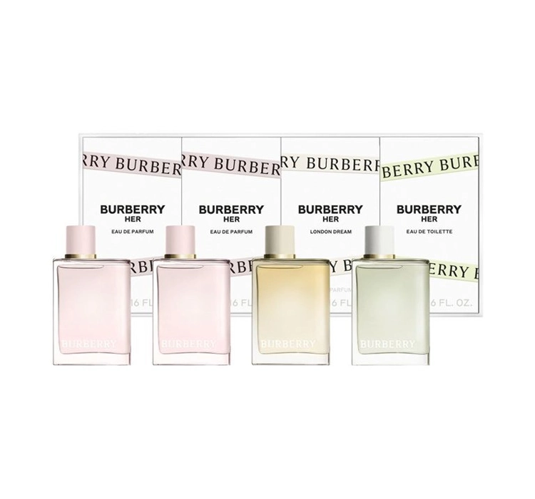 BURBERRY HER TRAVEL RETAIL EXCLUSIVE ZESTAW DLA KOBIET 4 x 5ML