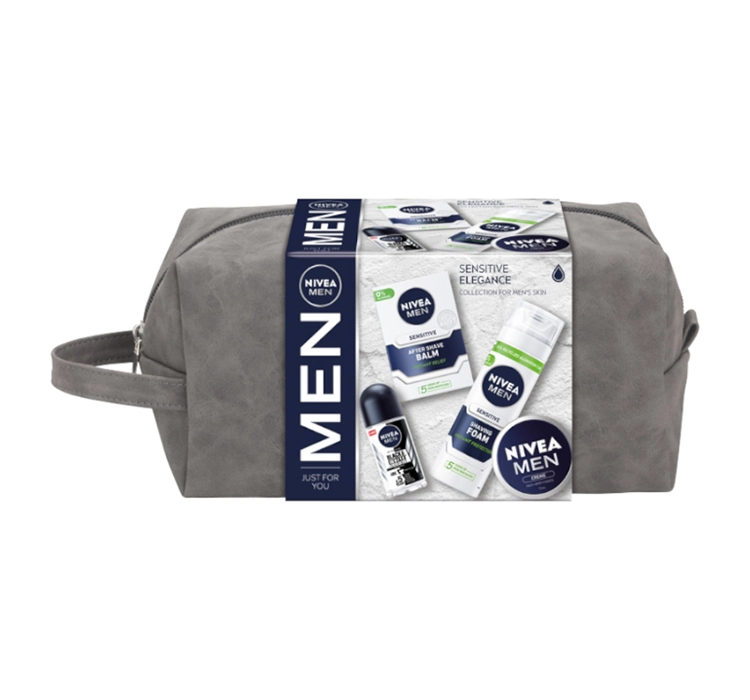 Nivea Men Sensitive Elegance, Zestaw Prezentowy Dla Mężczyzn Kosmetyczka