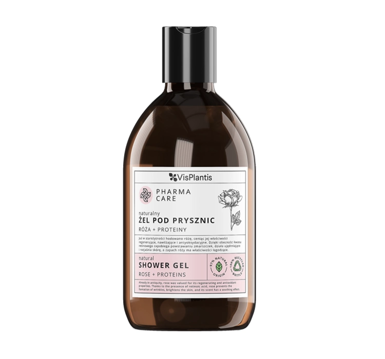 Naturalny żel pod prysznic Pharma Care Róża i Proteiny 500ml