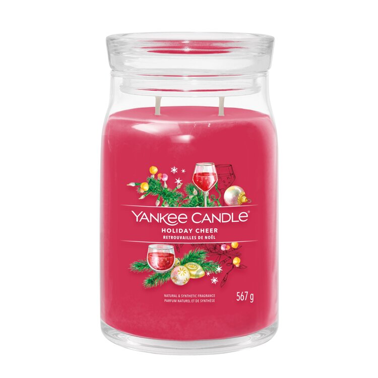 Yankee Candle Holiday Cheer Signature Jar Świeca zapachowa 567 g