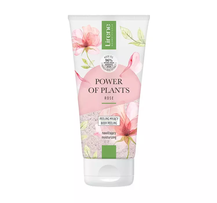 Lirene Power of Plants Nawilżający Peeling myjący Rose Touch 175 ml