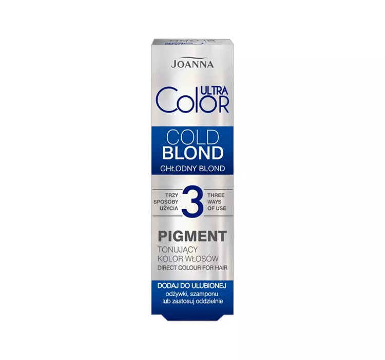 Joanna Ultra Color Pigment tonujący kolor włosów chłodny blond