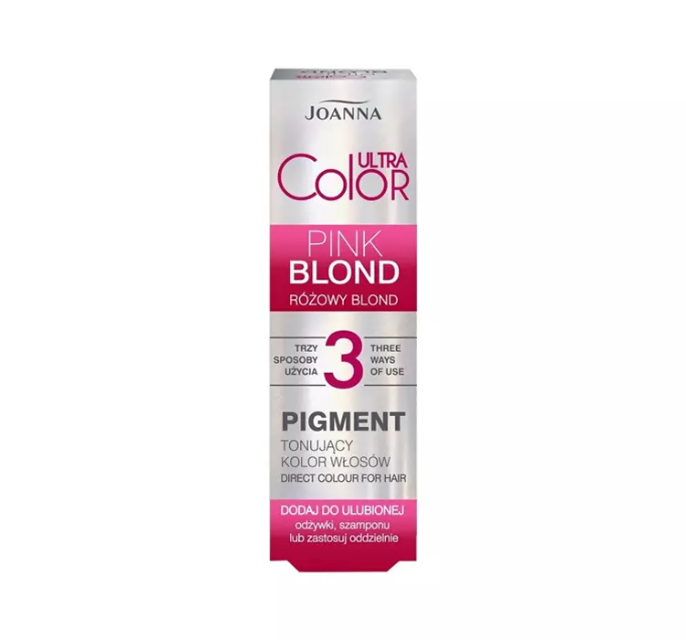 Joanna ULTRA COLOR PIGMENT TONUJĄCY 100ML RÓŻOWY BLOND