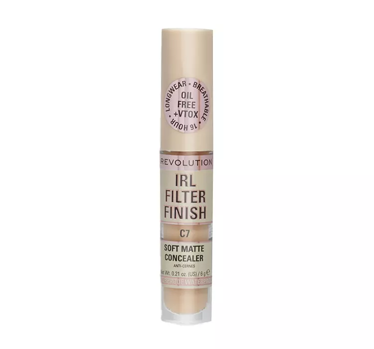 Makeup Revolution IRL Filter Finish Korektor w płynie C7 6g
