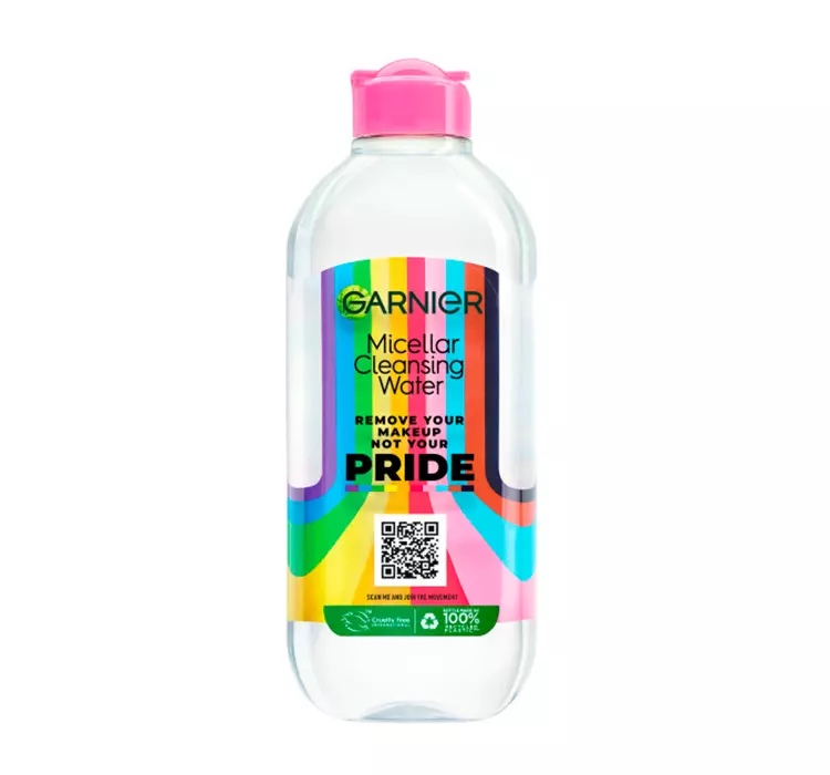GARNIER - Skin Naturals - Micellar Cleansing Water - Płyn micelarny 3w1 dla skóry wrażliwej - Pride Edition - 400 ml