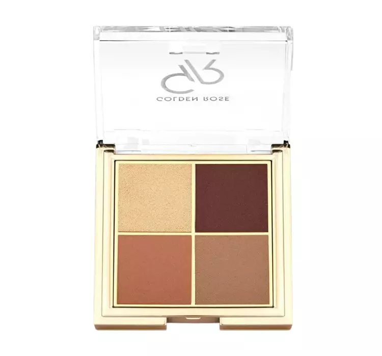 Golden Rose - Quattro Eyeshadow Palette - Paleta 4 cieni do oczu - 4x2,2 g - 06 SUNSET DATE