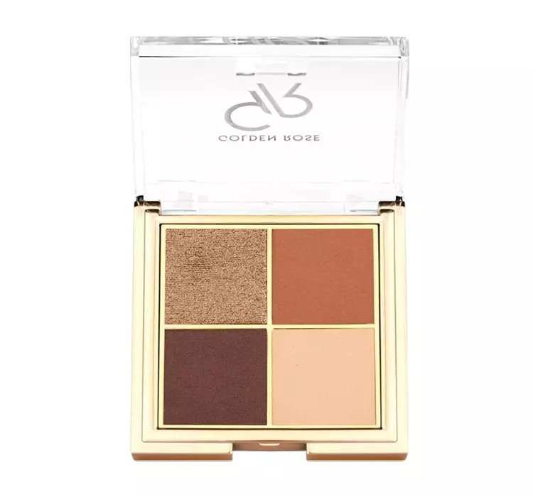 Golden Rose - Quattro Eyeshadow Palette - Paleta 4 cieni do oczu - 4x2,2 g - 04 COFFEE DREAM