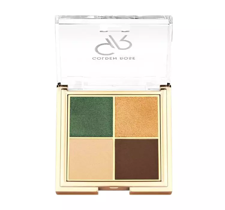 Golden Rose - Quattro Eyeshadow Palette - Paleta 4 cieni do oczu - 4x2,2 g - 02 ROYAL JUNGLE