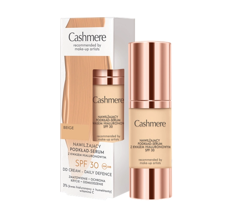 CASHMERE Nawilżający Podkład-serum Do Twarzy SPF30 02 30ml