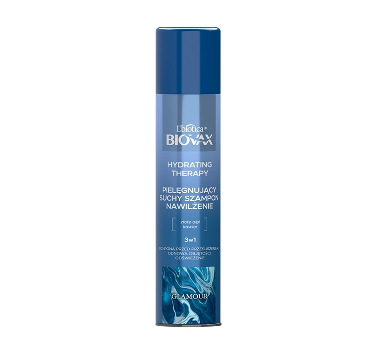 BIOVAX GLAMOUR HYDRATING THERAPY SUCHY SZAMPON DO WŁOSÓW 200ML