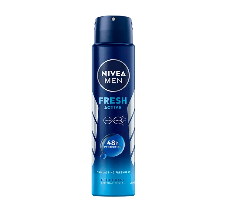 Nivea Men Fresh Active dezodorant spray 250ml (M)