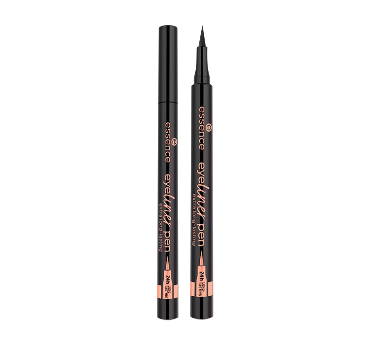 Essence - Eyeliner Pen - Extra Long-lasting - Eyeliner w pisaku - 1,1 ml - 010 Blackest Black