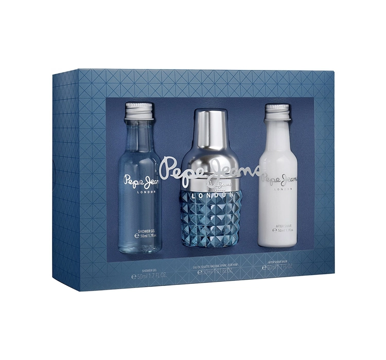 Zestaw kosmetyków Pepe Jeans Gift Set For Him Cocktail edition Woda toaletowa 30 ml + Żel pod prysznic 50 ml + Krem po goleniu 50 ml (8436581942095)