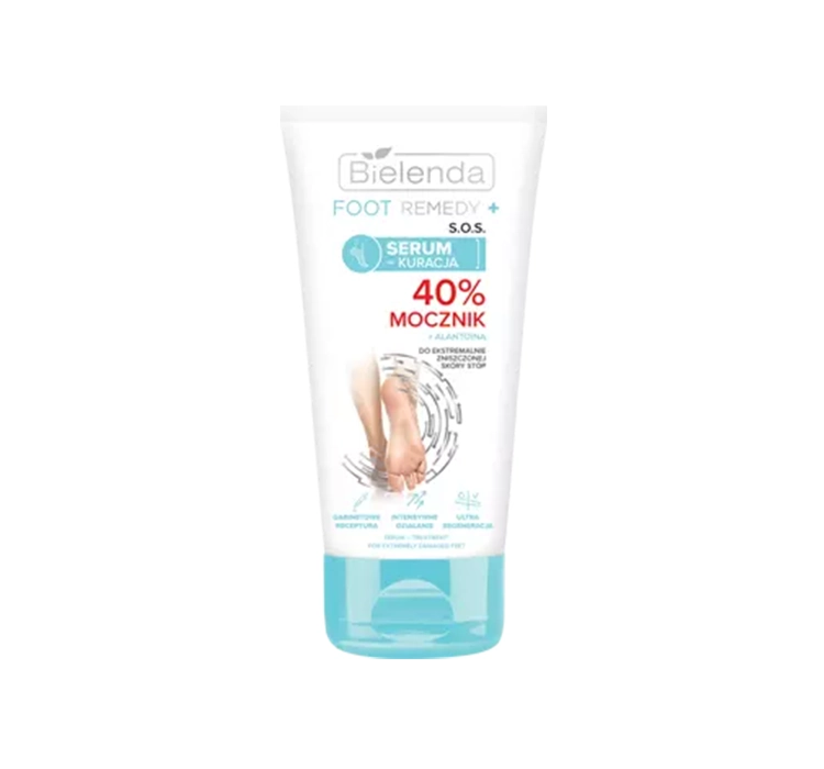 BIELENDA Foot Remedy + Serum-Kuracja S.O.S.do ekstremalnie zniszczonej skóry stóp - 40% Mocznik 50ml